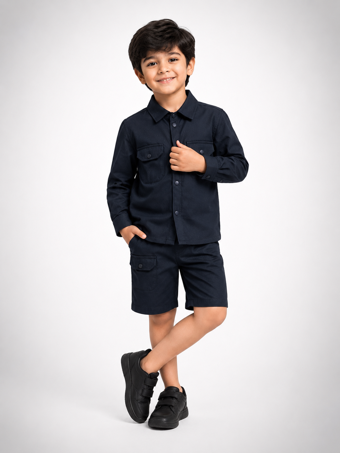 Boys 2 Piece Shirt & Shorts Set | Kids Casual Outfit