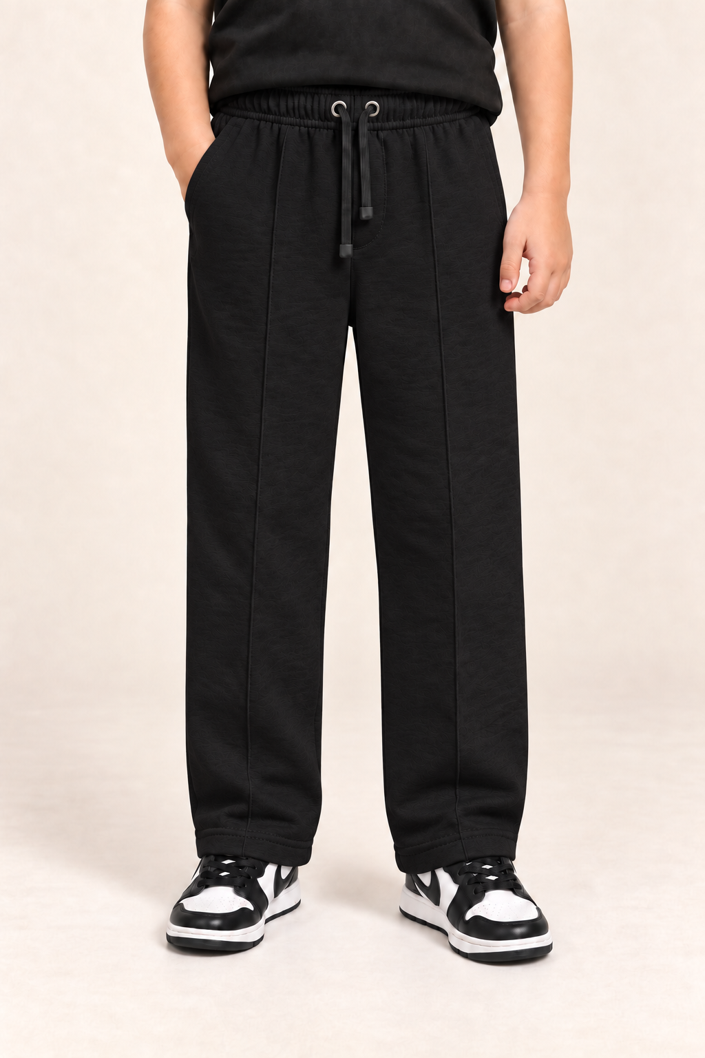 Kids Terry Straight-Fit Trousers – Pack of 4