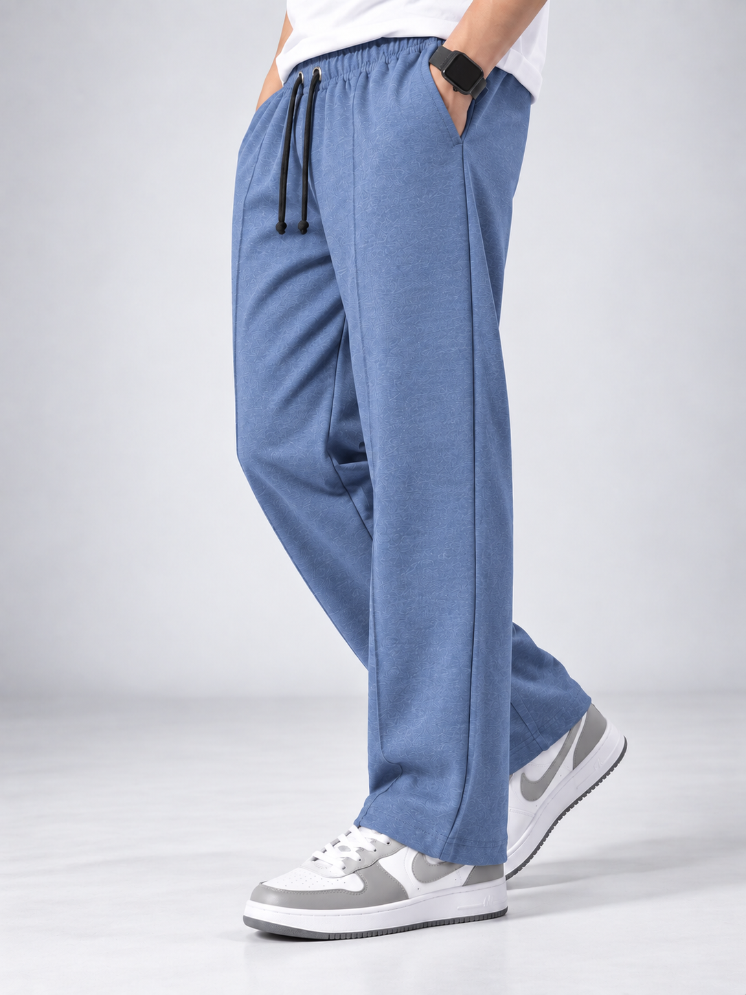 Men’s Premium Relaxed Fit Trouser – Light Blue