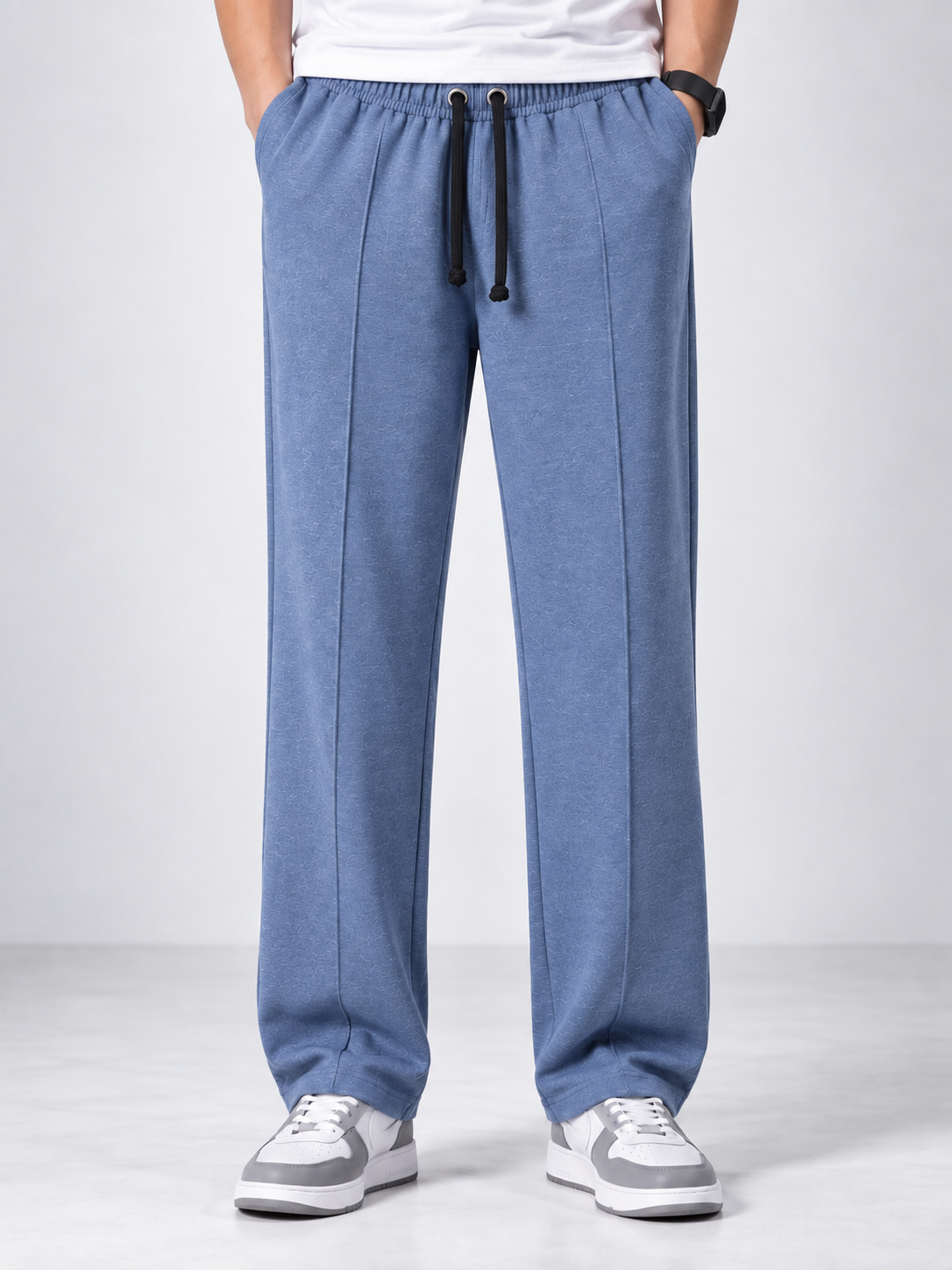Men’s Premium Relaxed Fit Trouser – Light Blue