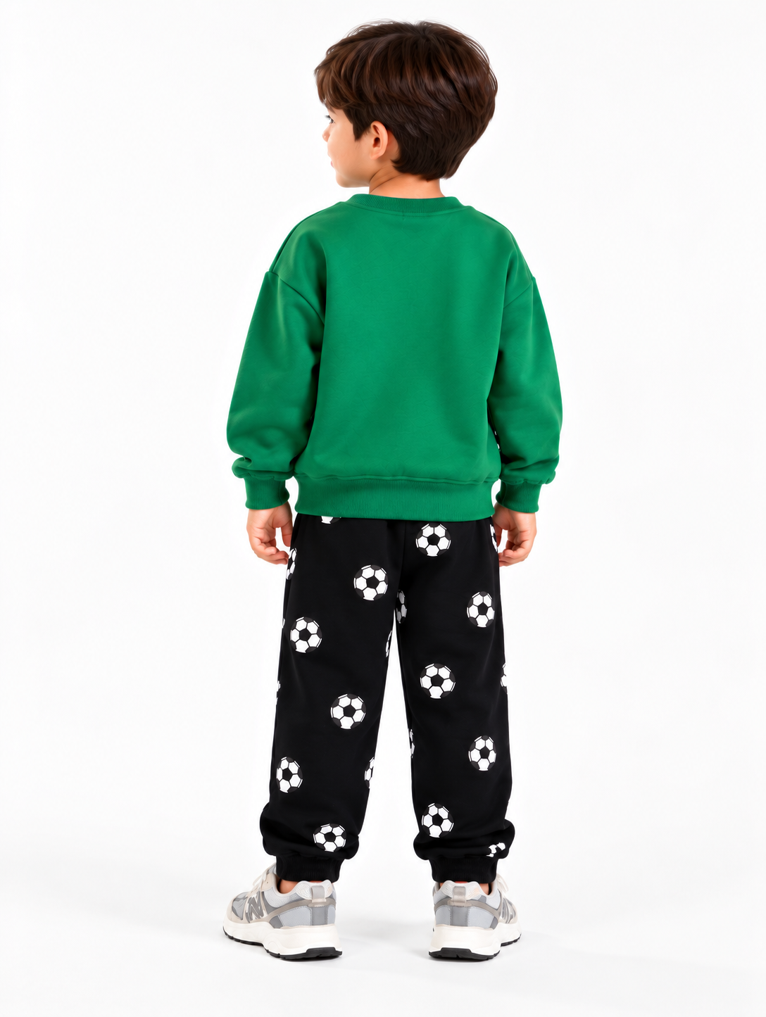 Kids BRO Football Co-Ord Set – Pack of 2 | Blue & Green