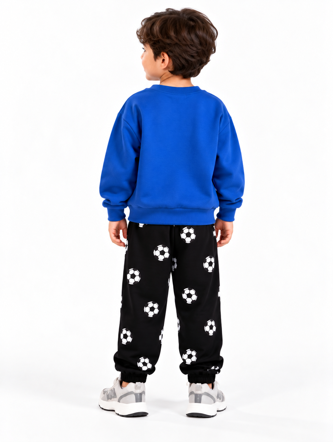 Kids BRO Football Co-Ord Set – Pack of 2 | Blue & Green